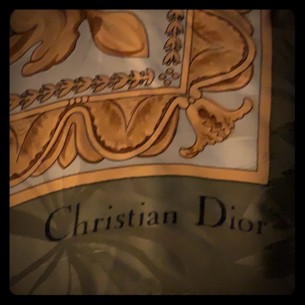 Christian Dior Vintage Silk Scarf